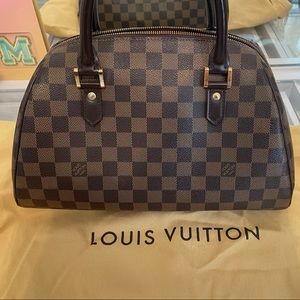 Authentic Louis Vuitton Damier Ebene Ribera MM